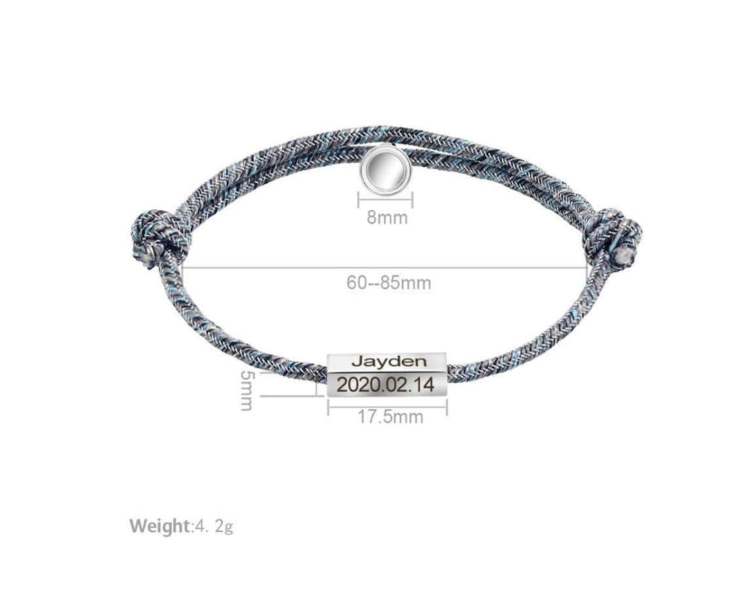 Matching Bracelet Custom couple magnetic bracelet(2 bracelets) Bracelet For Woman MelodyNecklace