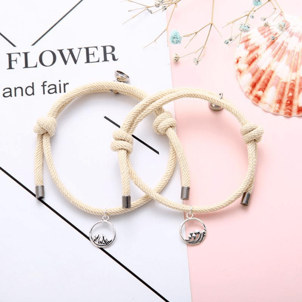 Matching Bracelet Gift Attractive Couple Bracelets-BUY 1 GET 1 FREE Creamy White*2 Bracelet For Woman MelodyNecklace