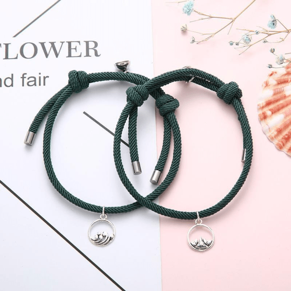 Matching Bracelet Gift Attractive Couple Bracelets-BUY 1 GET 1 FREE Dark Green*2 Bracelet For Woman MelodyNecklace