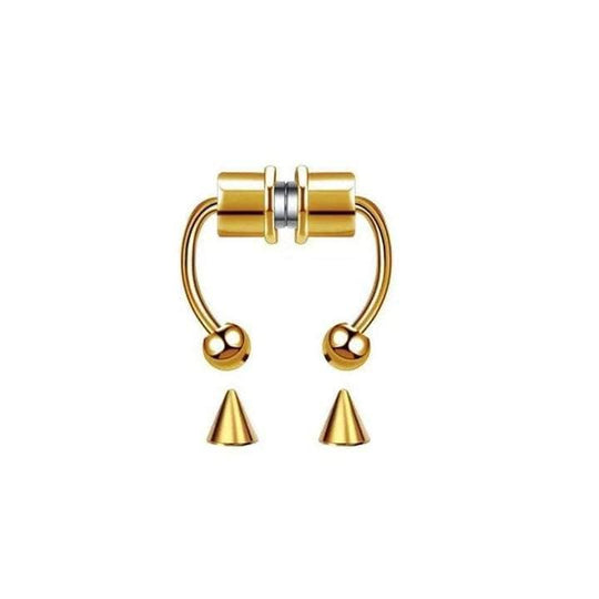 MelodyNecklace Magnetic Septum Ring Gold Ring Mag Pierce