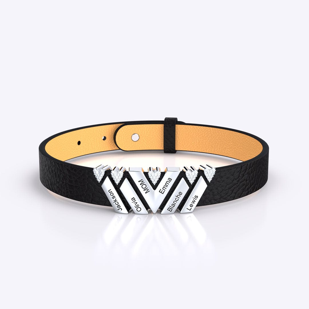 Mothers Day Gift Leather Bracelet for Woman Wrap Bracelet -  Denmark