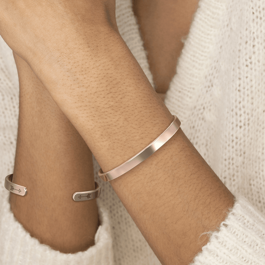 Mothers and Daughters Never Truly Apart Personalizable Cuff Bracelet Bracelet For Woman MelodyNecklace
