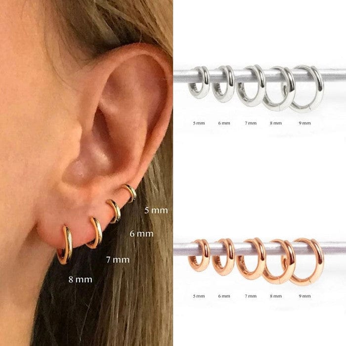 Multi Size Mini Huggies Earrings Earrings MelodyNecklace
