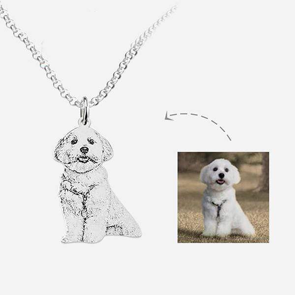 Personalized Pet's Photo Necklace Necklace MelodyNecklace
