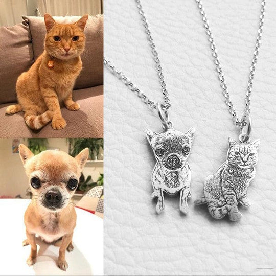 Personalized Pet's Photo Necklace Necklace MelodyNecklace