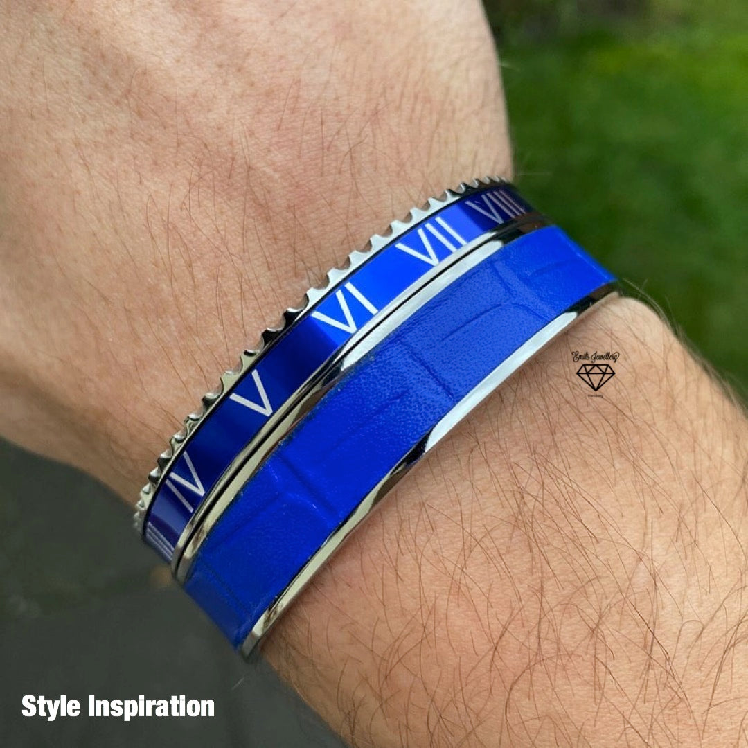 Roman Speed bracelet silver blue