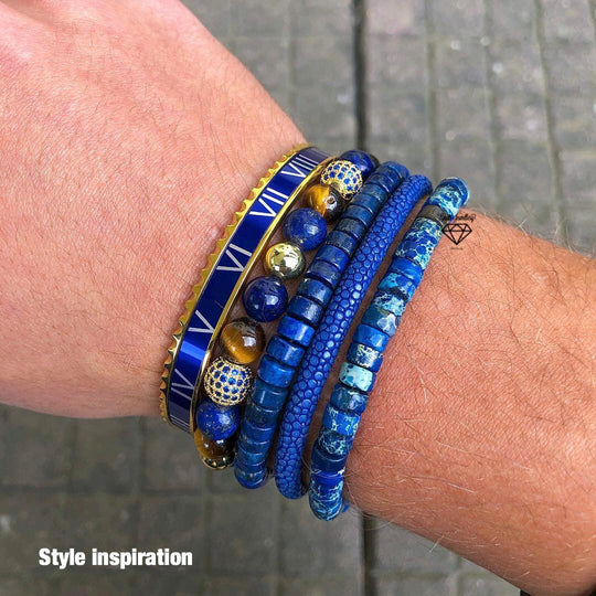 Roman Speed bracelet gold blue