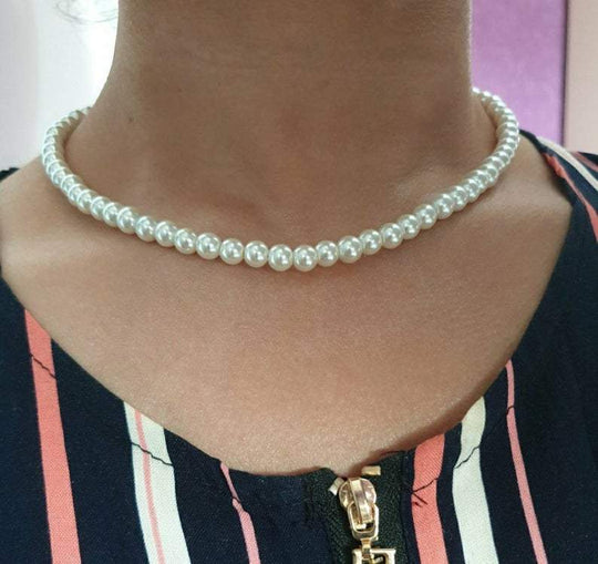 Pretty Ivory pearl necklace Necklace MelodyNecklace