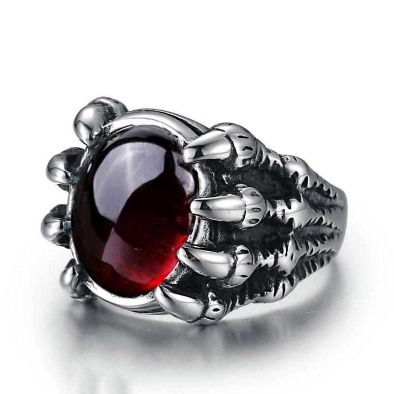 Dragon Claw Steel Ring - The Dragon Shop - Geek Culture