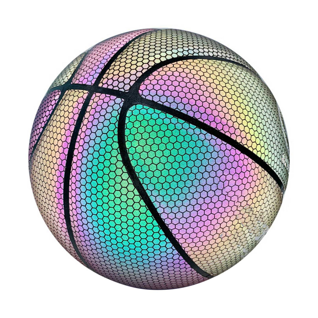 Glow in the dark Basketball Holographic Reflective Glowing Basketball