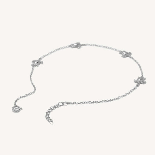 Solid Tortoise Sea Turtle Anklet Anklet MelodyNecklace