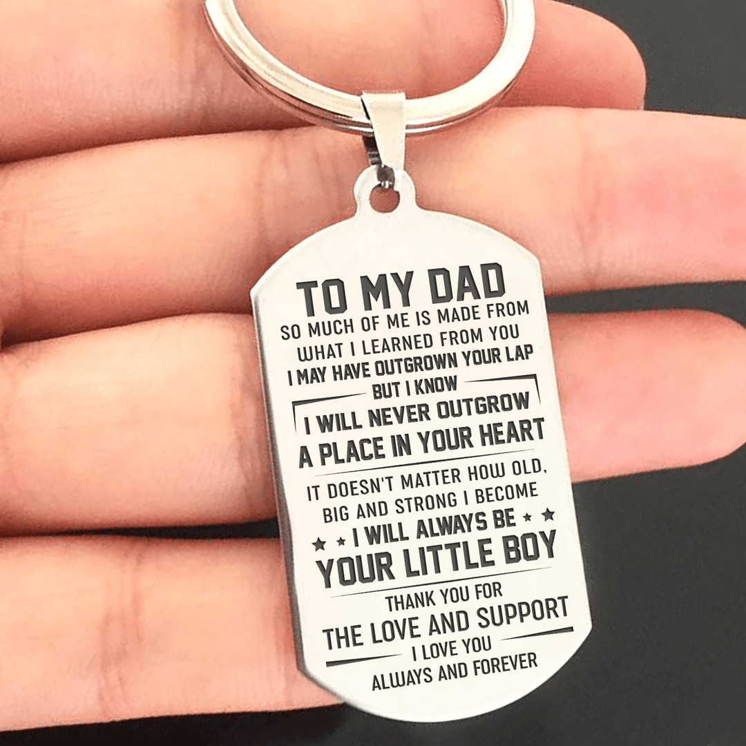 Son To My Dad-Thank You-Keychain Keychain MelodyNecklace