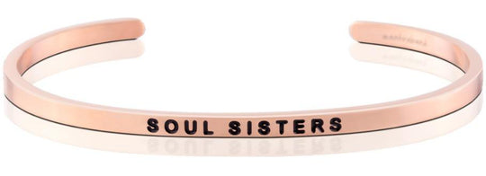 Soul Sisters adjustable bracelet bangle Rose Gold Bracelets MelodyNecklace