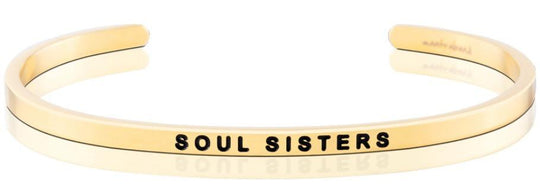 Soul Sisters adjustable bracelet bangle Yellow Gold Bracelets MelodyNecklace