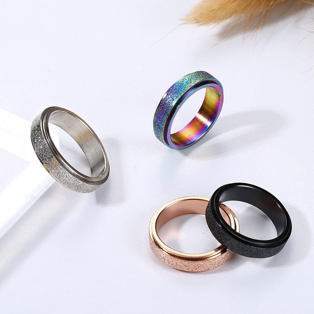 Spinner Fidget Anxiety And Stress Relief  Ring Ring MelodyNecklace