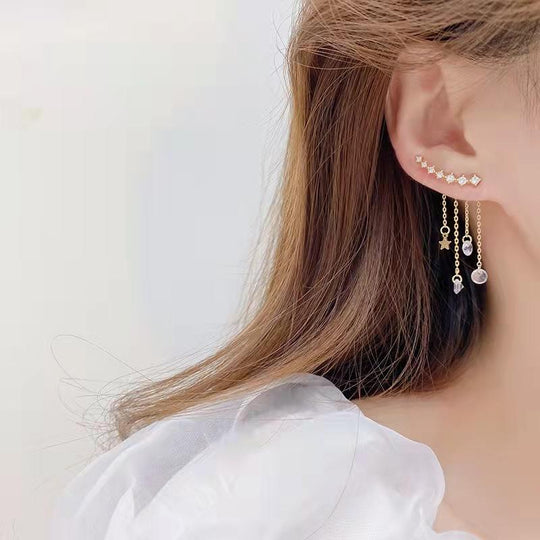 Star Tassel Earrings Earring MelodyNecklace