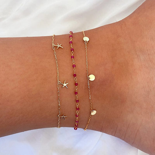 Starfish Anklet Anklet MelodyNecklace