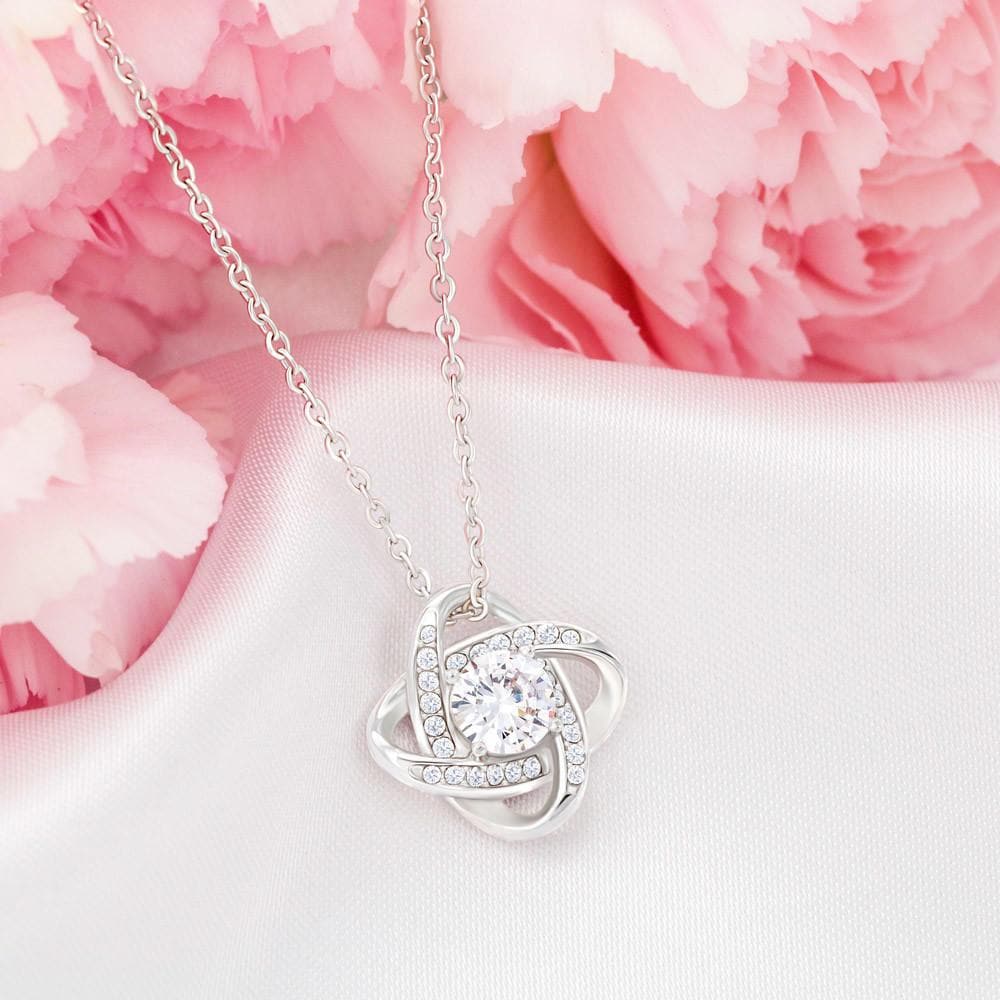 To My Favorite, To My Everything Love Knot Necklace Jewelry ShineOn Fulfillment