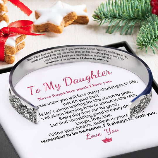 To My Son & Daughter Bracelet "I Will Always Be With You" MelodyNecklace