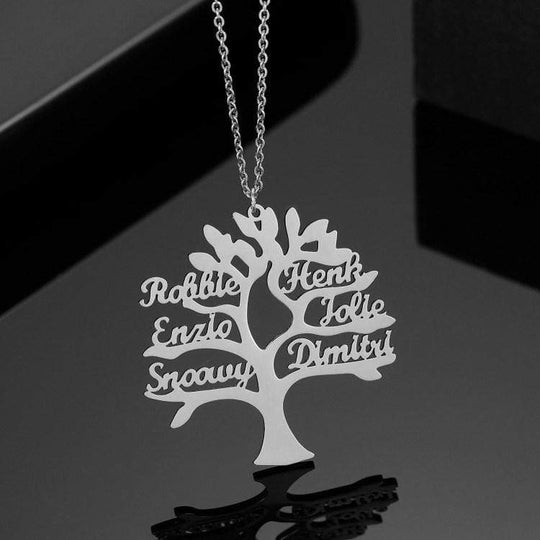 Tree of Life Necklace Silver Mom Necklace MelodyNecklace