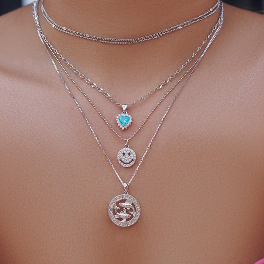Zodiac Constellation Coin Necklace Necklace MelodyNecklace